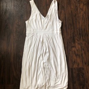 LOFT white mini dress.